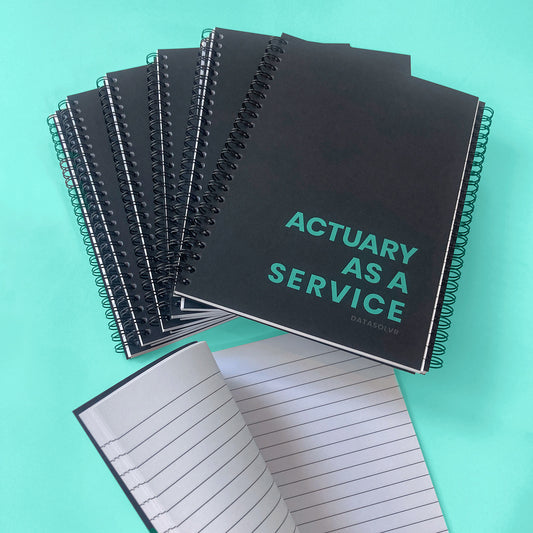 A5 notebook actuary as a service