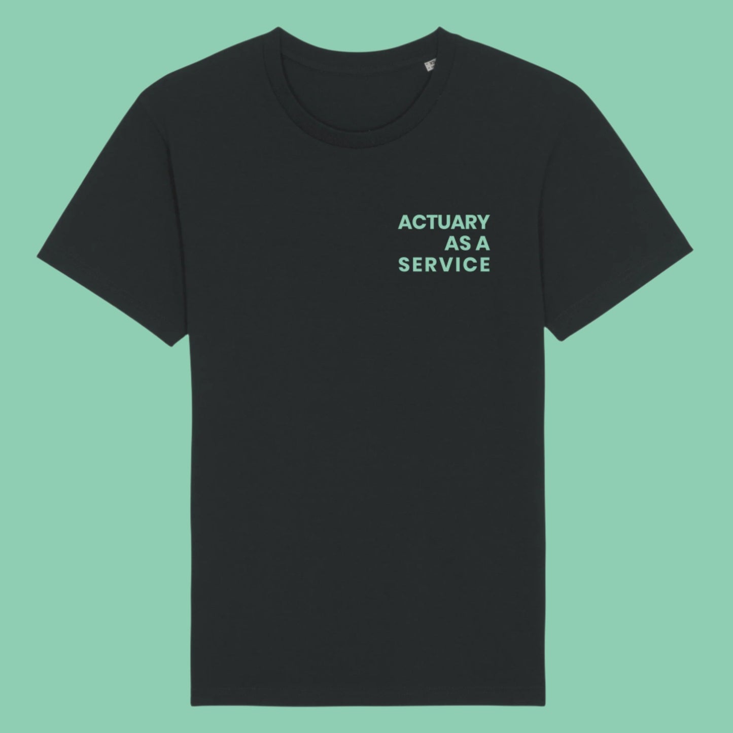 Actuary sort shirt med mint print