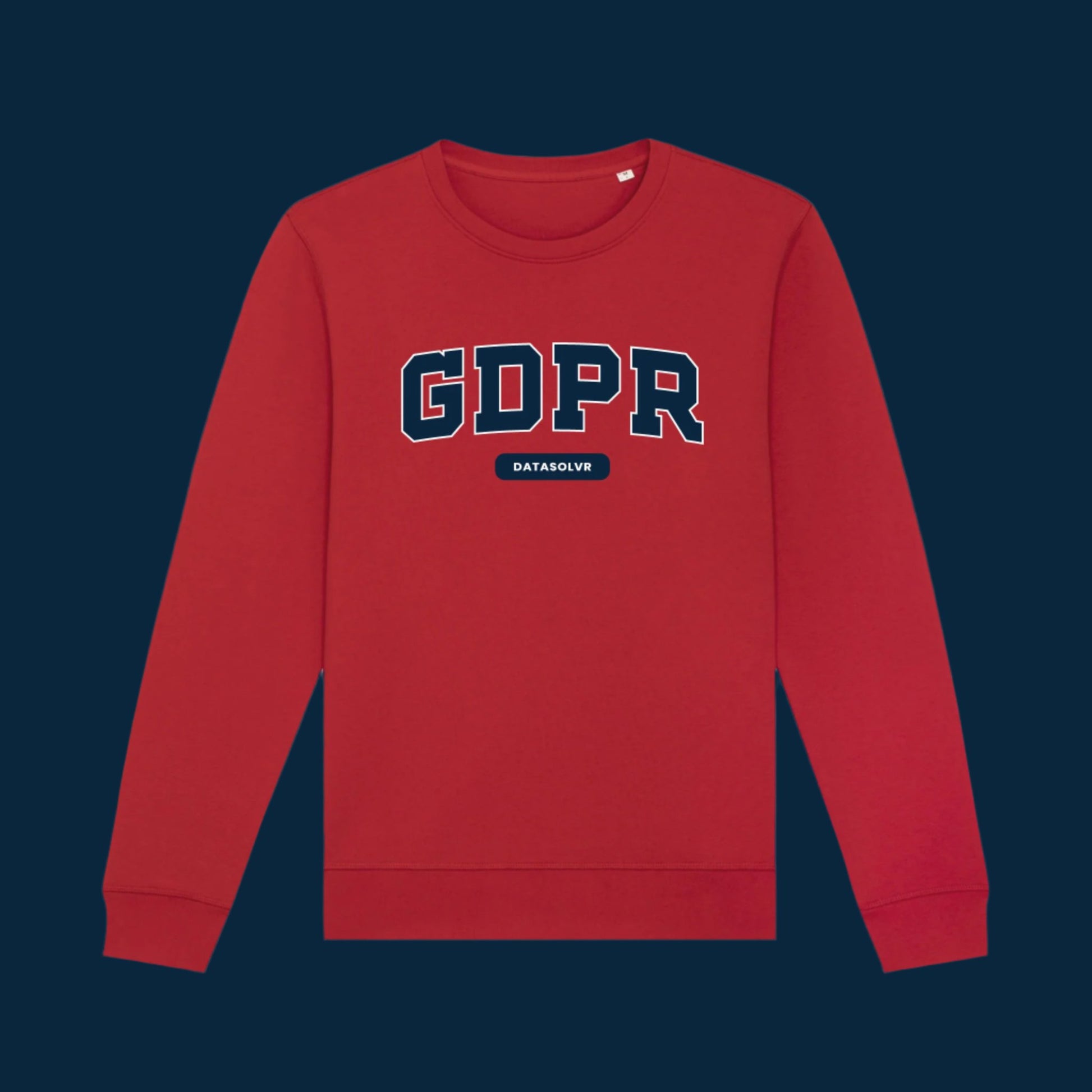GDPR sweatshirt rød
